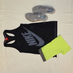 Nike layered mesh tank